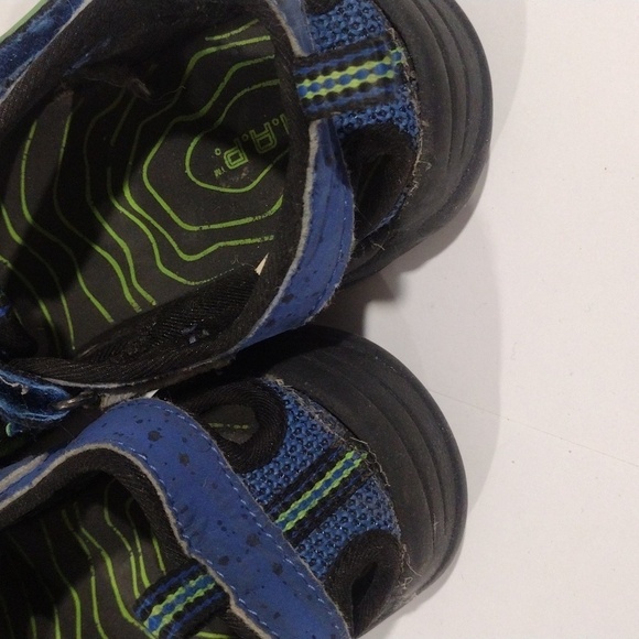 M.A.P. Emmons Boys Blue & Green Outdoor Fisherman Sandals - Size 2, Gd Condition - Picture 6 of 8